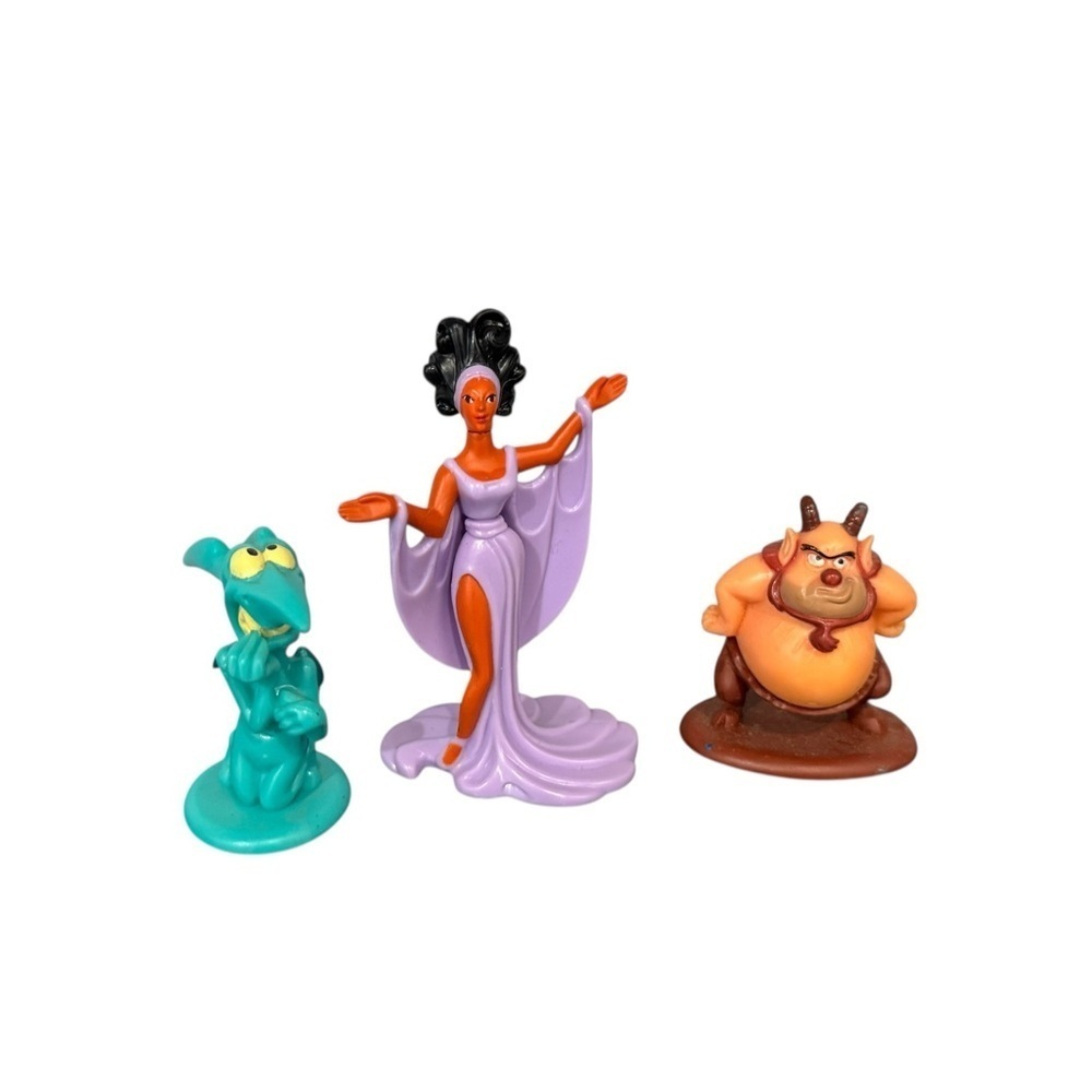 Vintage 1997 Disney’s Hercules McDonald’s Toys: Calliope, Panic & Phil